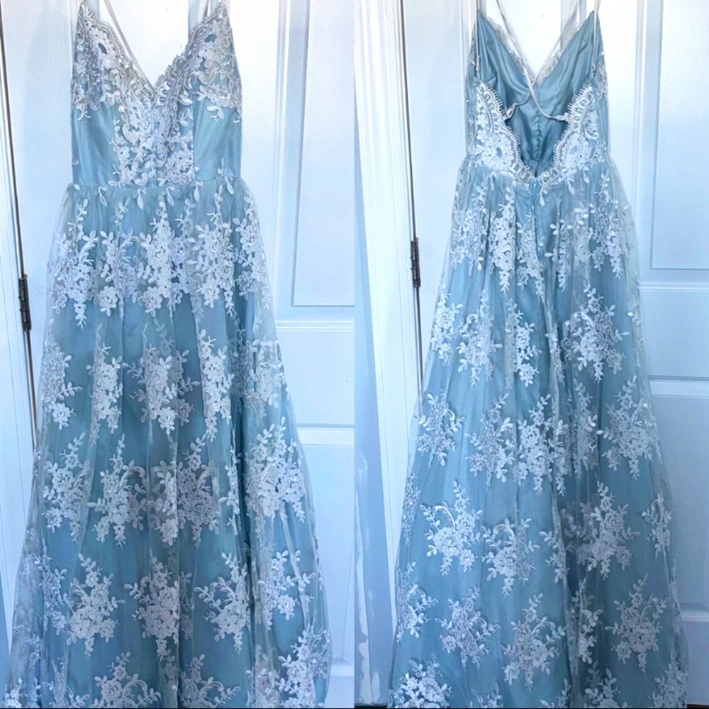 Light Blue Prom Dress